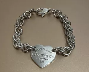 Bracciale cuore in argento sterling Tiffany & Co. - Foto 1 di 5