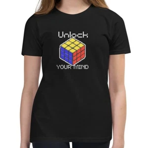 YOUTH T-shirt, customized with the design "Unlock your Mind," youthful style - Picture 1 of 31