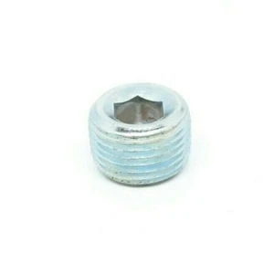 Steel 3/8" Male Npt Countersunk Hex Allen Key Pipe Plug Mip Mpt Water Oil Gas - Picture 1 of 6