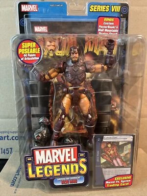 Marvel Legends Iron Man Serie 7 VIII Toybiz 2004 Nuevo con Cómic y Tarjeta Foto 1 de 4