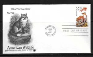 USA SC # 2335 North American Wildlife - Red Fox - FDC . Artcraft.. - Picture 1 of 1