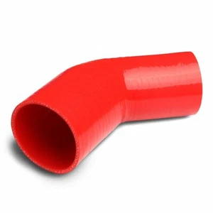 1 1/2" to 2" 38mm - 51mm Silicone 45 Degree Elbow Reducer Pipe 3-ply Hose Red - Picture 1 of 1