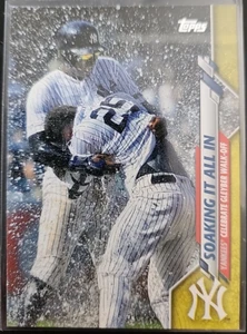 2020 Topps #157 "Soaking It All In" Walgreens Yellow Parallel – Yankees Series 1 - Bild 1 von 2
