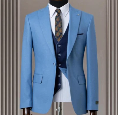 Jaqueta Senzo Rivolli Masculina 2 Peças Blazer Clássico Terno + Conjunto Colete Tamanho 58 NOVO - Imagem 1 de 4