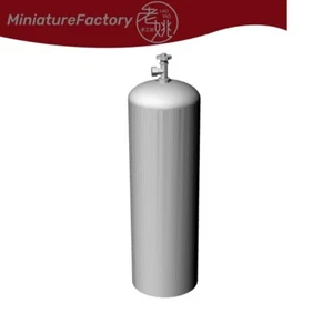 Botella de aire tanque cilindro de gas SSMODEL 1:87 HO 10 piezas ferrocarriles paisajes miniaturas - Imagen 1 de 2