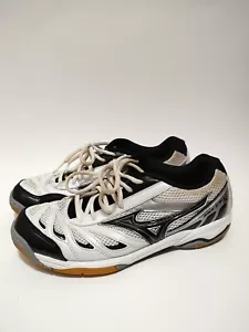 Mizuno Wave Rally 5 Women’s Volleyball Shoes Size 9 Black White Great Shape - Picture 1 of 8