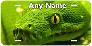 Placa de matrícula de coche novedad personalizada de Snake con cualquier nombre - Imagen 1 de 9