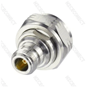 DIN 7/16 L29 Male to N Female Jack Type RF Coax Converter Adapter M/F Connector - Picture 1 of 3