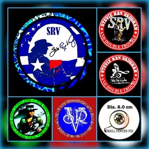 STEVIE RAY VAUGHAN GUITAR VIRTUOSO SPECIAL FIVE SMALL PIN - Picture 1 of 6