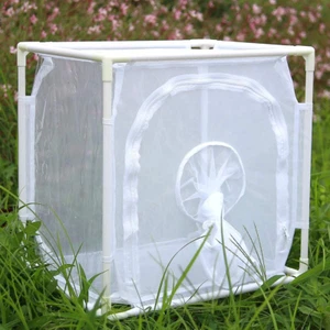 RESTCLOUD Monarch Butterfly Habitat Cage, Outdoor Insect Mesh Cage Terrarium  - Picture 1 of 12