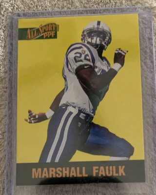 1996-97 Score Board All Sport PPF Multi-Sport Card #90 Marshall Faulk - Image 1 of 2