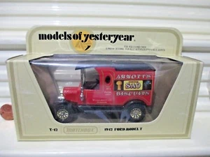 Lesney Matchbox 1982 Yesteryear Y12C 1912 Ford Variations ARNOTTS, CAPT. MORGAN - Picture 1 of 29