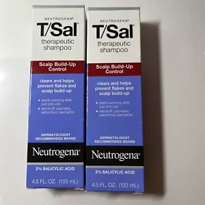 2 Pack Neutrogena T/Sal Therapeutic Scalp Build Up Control Shampoo NEW Exp 03/25 - Picture 1 of 2