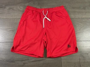 Puma TMC X Everyday Hussle Red Mesh Shorts Casual Athletic Men’s Size Large New - Picture 1 of 8