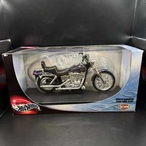 2000 100% Hot Wheels Harley-Davidson Dyna Wide Glide. 1:10 Scale. New in Box. - Picture 1 of 24