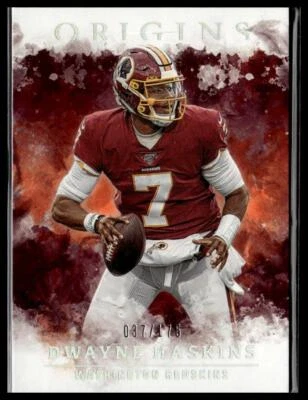 2020 Panini Origins #17 Dwayne Haskins Orange #/175 - Image 1 of 2