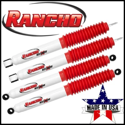 Rancho Front Rear Suspension Gas Shocks fit 89-95 Toyota Pickup 4WD w/0-1" Lift - Image 1 of 4