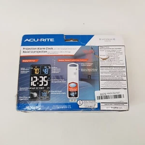 Acurite Intelli-Time Weather Station Clock with Temperature and Outdoor Sensor - Picture 1 of 23