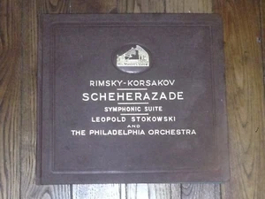 RIMSKY SHEHERAZADE STOKOWSKI PHILADELPHIA ORCH DB 2522-7 7x 78RPM HMV FRANCE - Picture 1 of 8