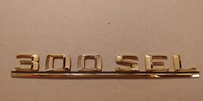 Mercedes Benz 300SEL логотип эмблема значок золотистый 300 SEL - Изображение 1 из 4