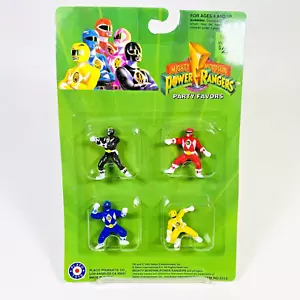 Mighty Morphin Power Rangers Party Gefälligkeiten fabrikversiegelt Placo Toys Mini Figuren - Bild 1 von 10