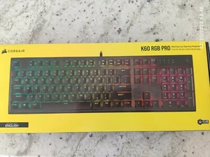 Corsair k60 RGB Pro Mechanical keyboard - Picture 1 of 2