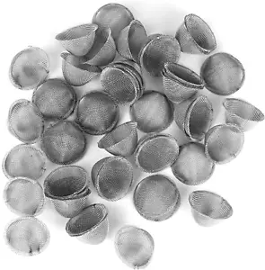 50 PCS Pipe Screens 3/4 Inch 100% Stainless Steel Bowl Screens Filters,0.75 Inch - Picture 1 of 11