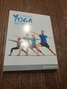 Beachbody 3-Week Yoga Retreat DVD Set w/ Book 4 Discs Beginner Program 2016 - Picture 1 of 7