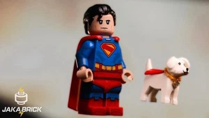 LEGO DC Comics Jaka Brick Super Savior & Cheeky Canine Superman Minifigure NEW - Picture 1 of 10