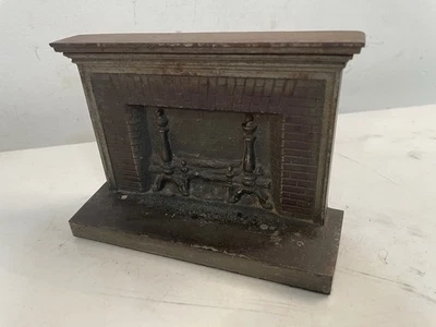 Cast Iron Fireplace Doorstop Painted 5 lbs 6"x 4.5" Farmhouse Decor Bookend - Image 1 of 4