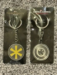 1x Thunderbolts & 1x Captain America (2025) Keychain IMAX Opening Night New - Picture 1 of 3