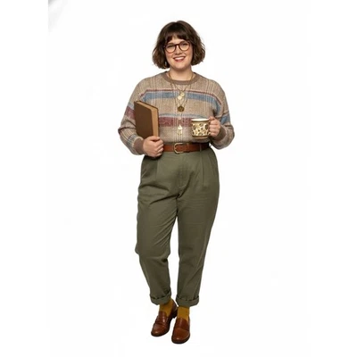 Suéter Vintage Jantzen Mezcla de Lana a Cuadros Hecho en EE. UU. Para Mujer Grande Foto 1 de 4