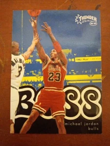 Michael Jordan 1998-99 Skybox Thunder Boss #7 Embossed Insert Chicago Bulls NICE - Bild 1 von 6