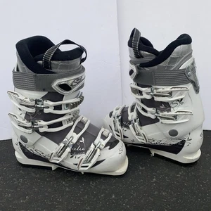 Botas de esquí Salomon Irony para mujer - talla 7,5 / Mondo 24,5 usadas blancas/negras 288 mm - Imagen 1 de 5