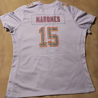 Nike On Field #15 Mahomes Kansas City Chiefs Mujer XL Camiseta NFL Fútbol Gris  Foto 1 de 4