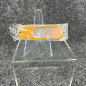 Clinique Vintage Orange Mirror Keychain Cosmetic Keyring New Old Stock Sealed - Picture 1 of 6