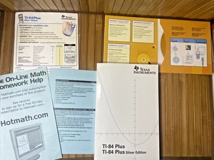 Vintage Texas Instruments TI83 Plus Guide Taschenbuch, CD und Beilagen - 2004 - Bild 1 von 7