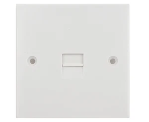 Single Gang Secondary Telephone Socket BT IP20 White Schneider Electric GTELSEC - Picture 1 of 1
