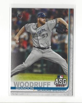 2019 Topps Update Vintage Stock #US141 Brandon Woodruff (ASG) Brewers /99 - Image 1 of 2