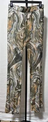 Zara Mujeres Mediano Tul Leggings Pantalones Tiro Alto Nuevo Sin Etiquetas Y2 Retro Foto 1 de 4