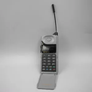 Motorola Micro Tac Elite Flip Brick cellulare antenna estraibile vintage (così com'è) - Foto 1 di 7
