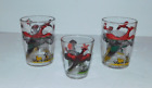 NEAT JUICE TUMBLERS AND SHOT GLASS WITH PHEASANT DESIGN