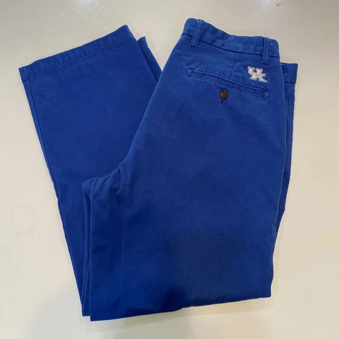 UNIVERSITY of KENTUCKY UK DOCKERS Chino Pants Men's 36x30 Big Blue Logo Cover
