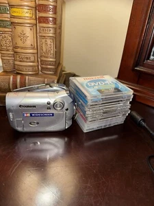 Canon DVD Camcorder DC100 Camera Only No Charger + 11 Blank Mini DVDs Not Tested - Picture 1 of 10