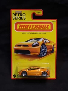 Matchbox Retro Series #18 2022 Mitsubishi Eclipse naranja - Imagen 1 de 4