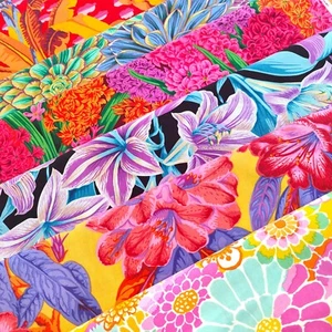 100% Cotton Fabric Kaffe Fassett Collective FreeSpirit - Large Floral Cottons - Picture 1 of 29