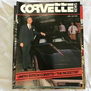 CORVETTE NEWS VETTE ORIGINAL MAGAZINE BROCHURE 1978 - Picture 1 of 2
