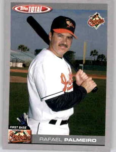2004 Topps Total Rafael Palmeiro Base Card MLB PWE Orioles #209 - Picture 1 of 2
