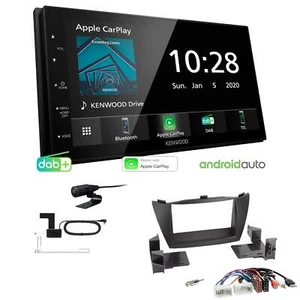 Kenwood Autoradio Apple CarPlay Android DAB+ für Hyundai IX35 2010-2013 schwarz - Bild 1 von 6