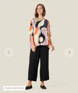 Masai Copenhagen Geam Loose Shirt. 6022P Mauve Shadows. Size S - Picture 1 of 8